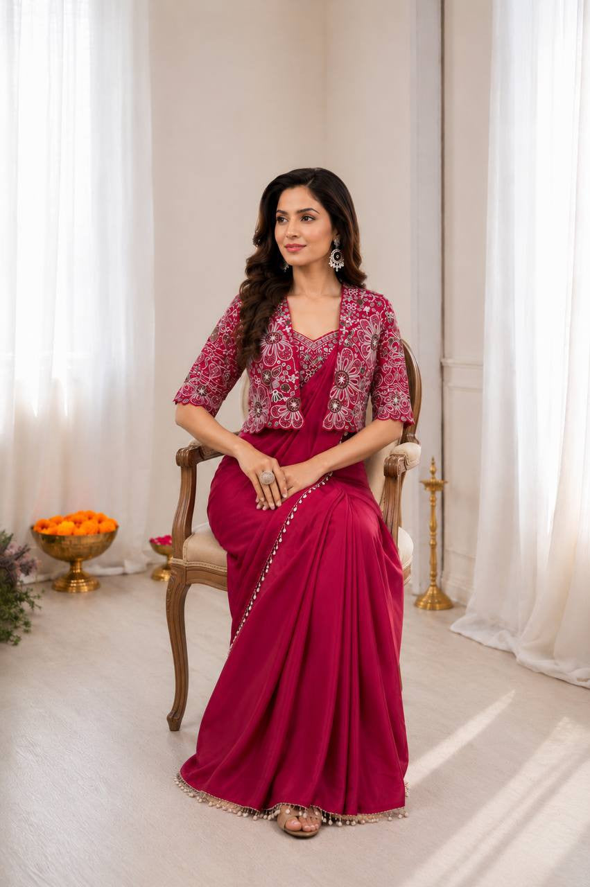 Ready To Wear Free Size Sarees
