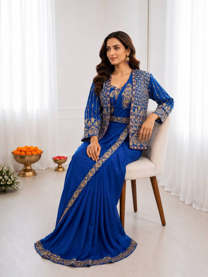 Ready To Wear Free Size Sarees