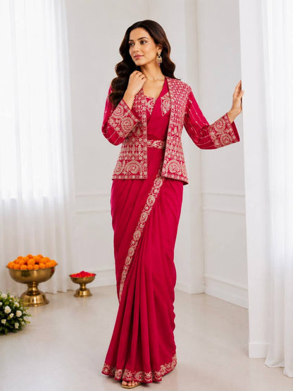 Ready To Wear Free Size Sarees