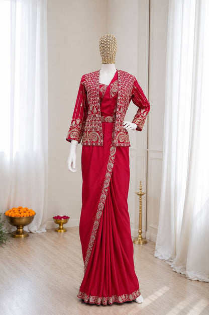 Ready To Wear Free Size Sarees