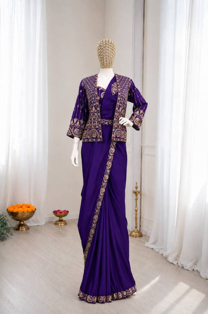 Ready To Wear Free Size Sarees