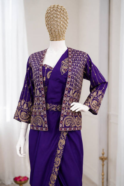 Ready To Wear Free Size Sarees