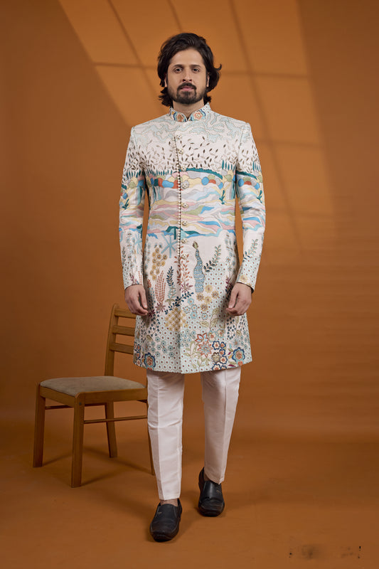 Traditional Indowestren Sherwani.