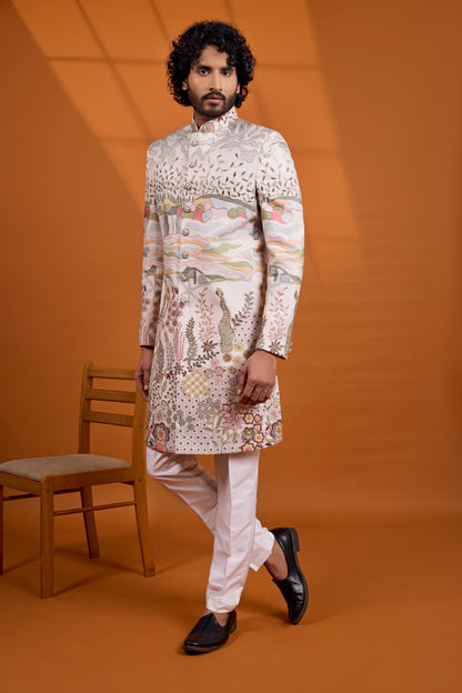 Traditional Indowestren Sherwani.