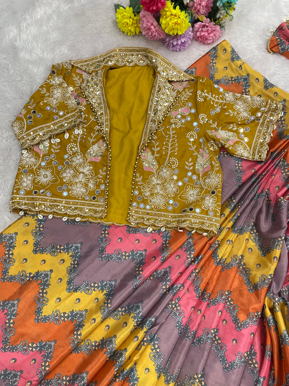 Ready To Wear Free Size Sarees
