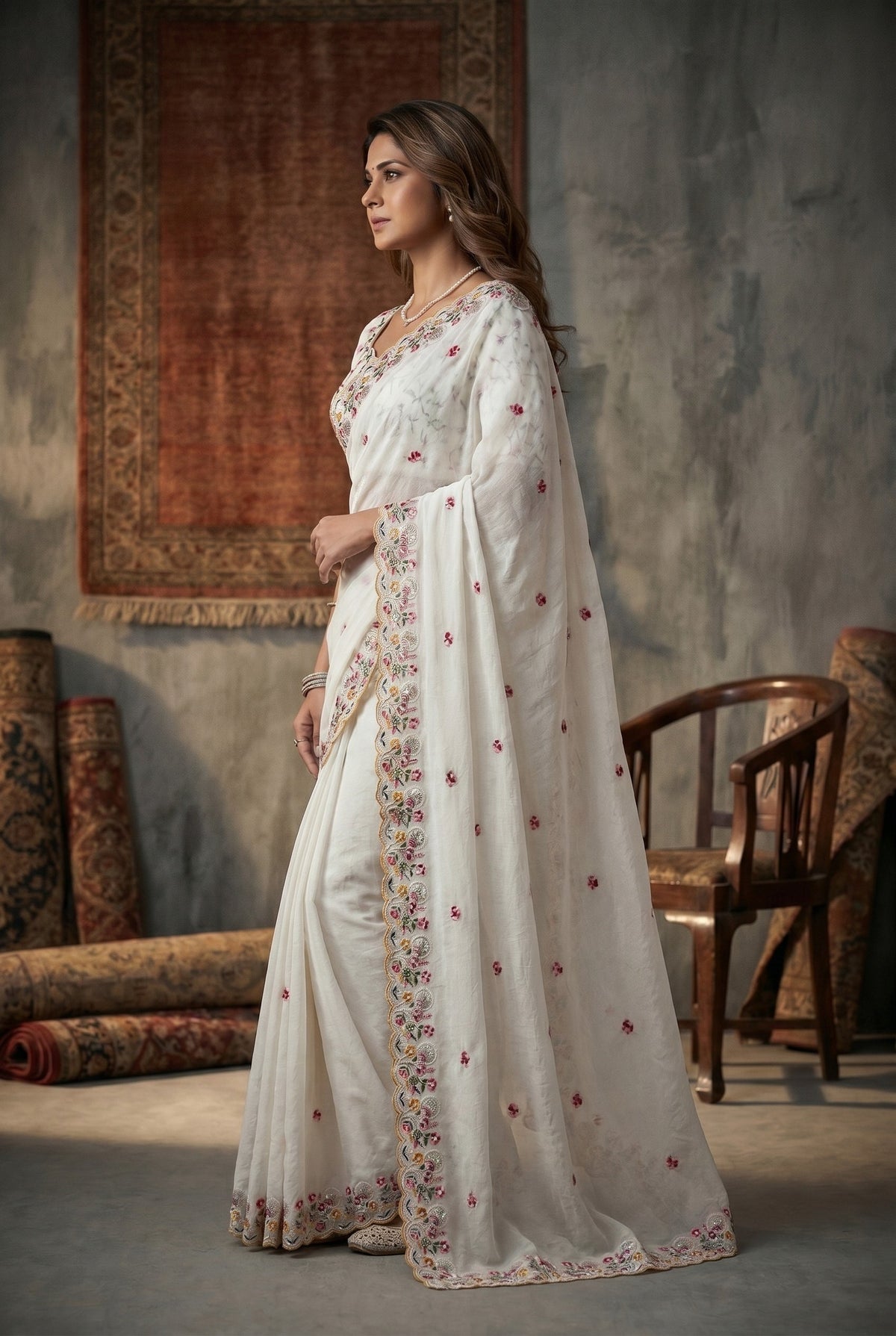 Catalogue Designer Cotton Silk Saree