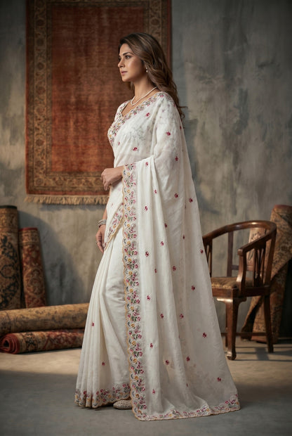 Catalogue Designer Cotton Silk Saree