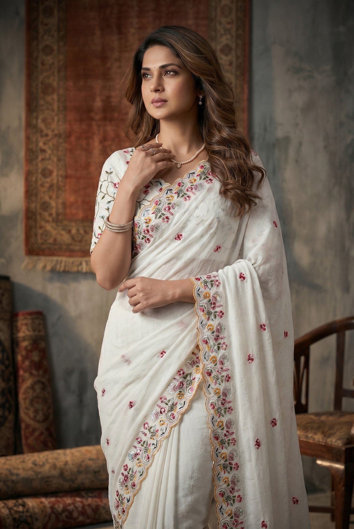Catalogue Designer Cotton Silk Saree