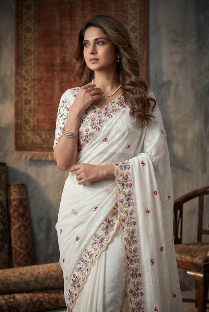Catalogue Designer Cotton Silk Saree
