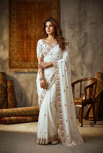 Catalogue Designer Cotton Silk Saree