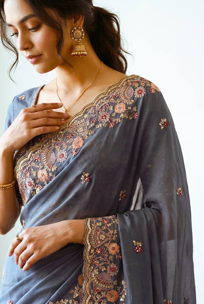 Catalogue Designer Cotton Silk Saree