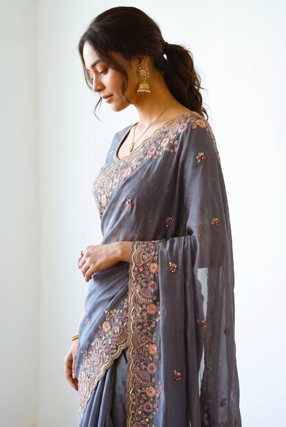 Catalogue Designer Cotton Silk Saree