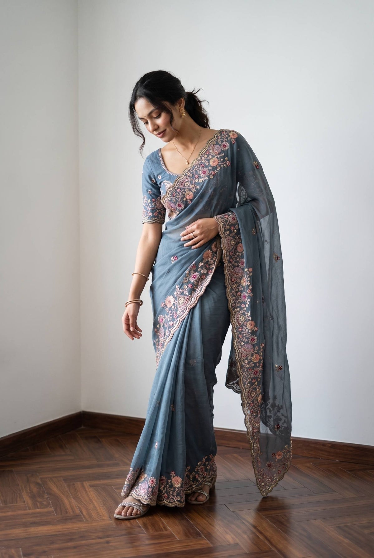 Catalogue Designer Cotton Silk Saree