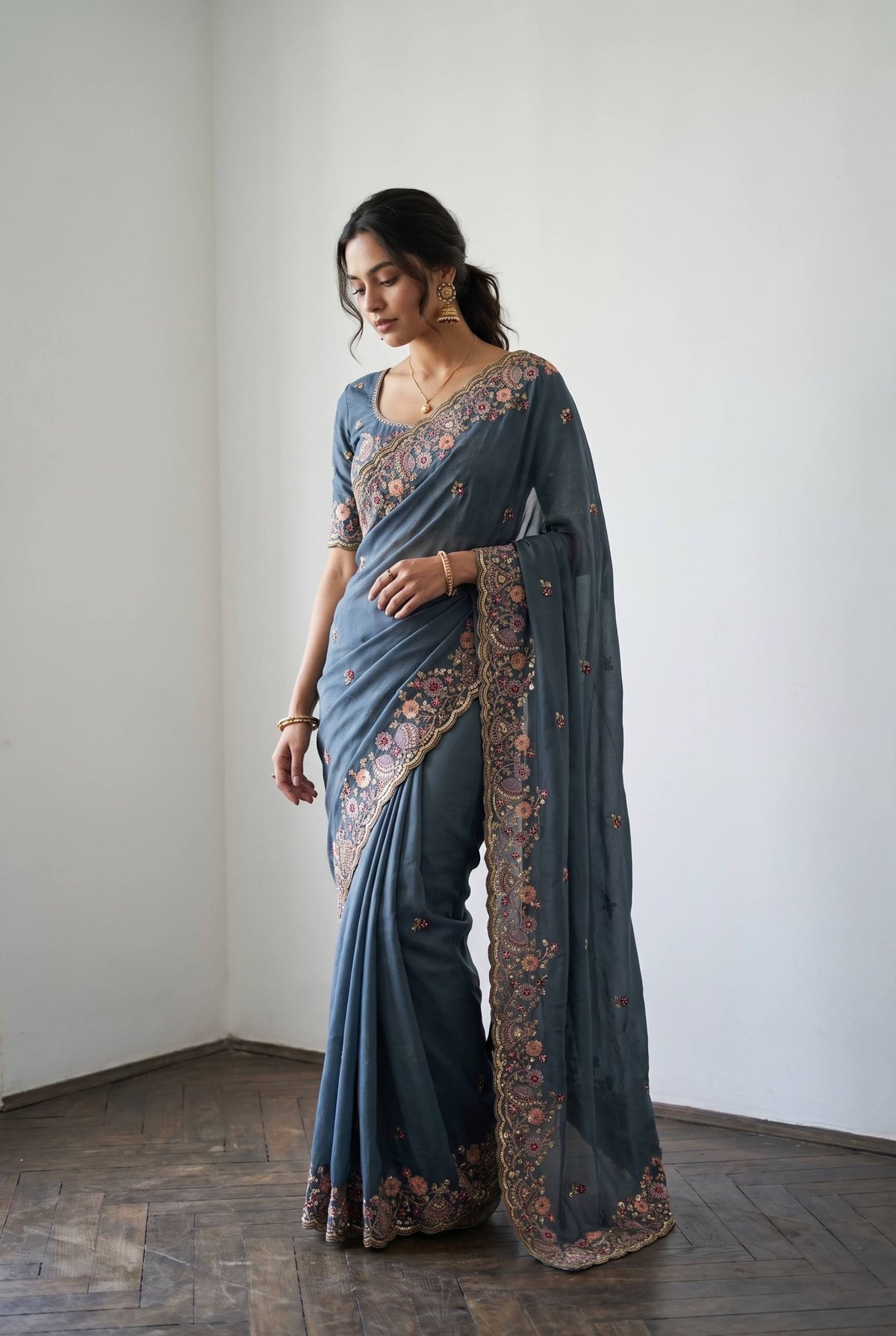 Catalogue Designer Cotton Silk Saree