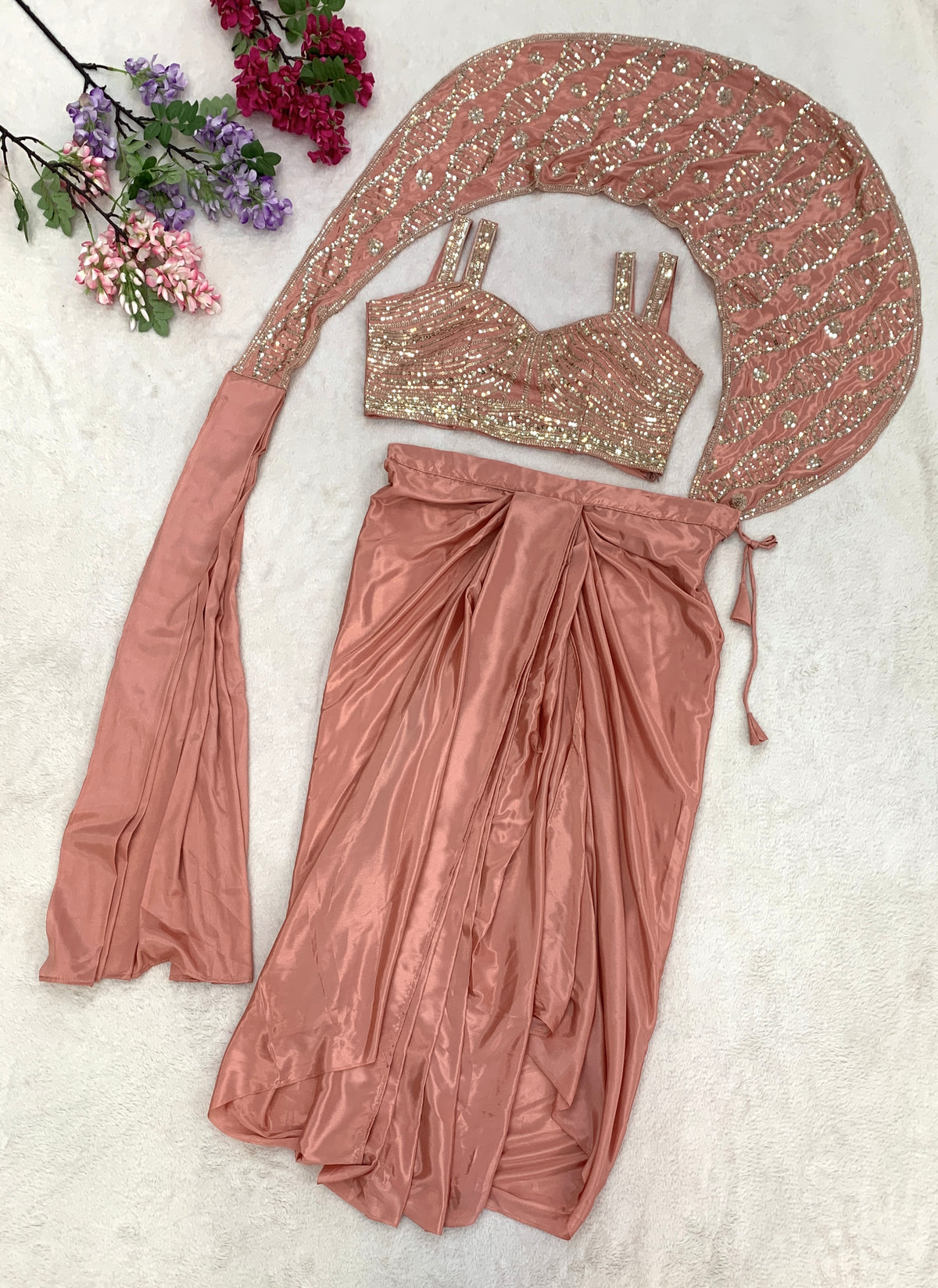 Ready To Wear Free Size Sarees