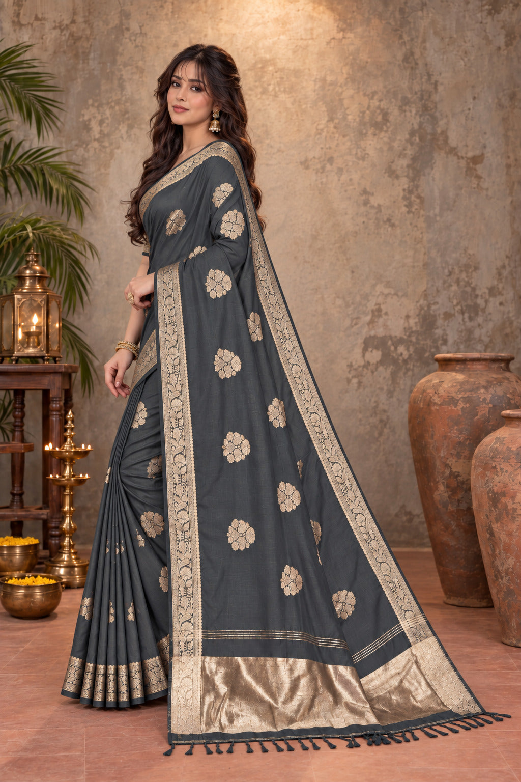 Catalogue Designer Cotton Silk Saree