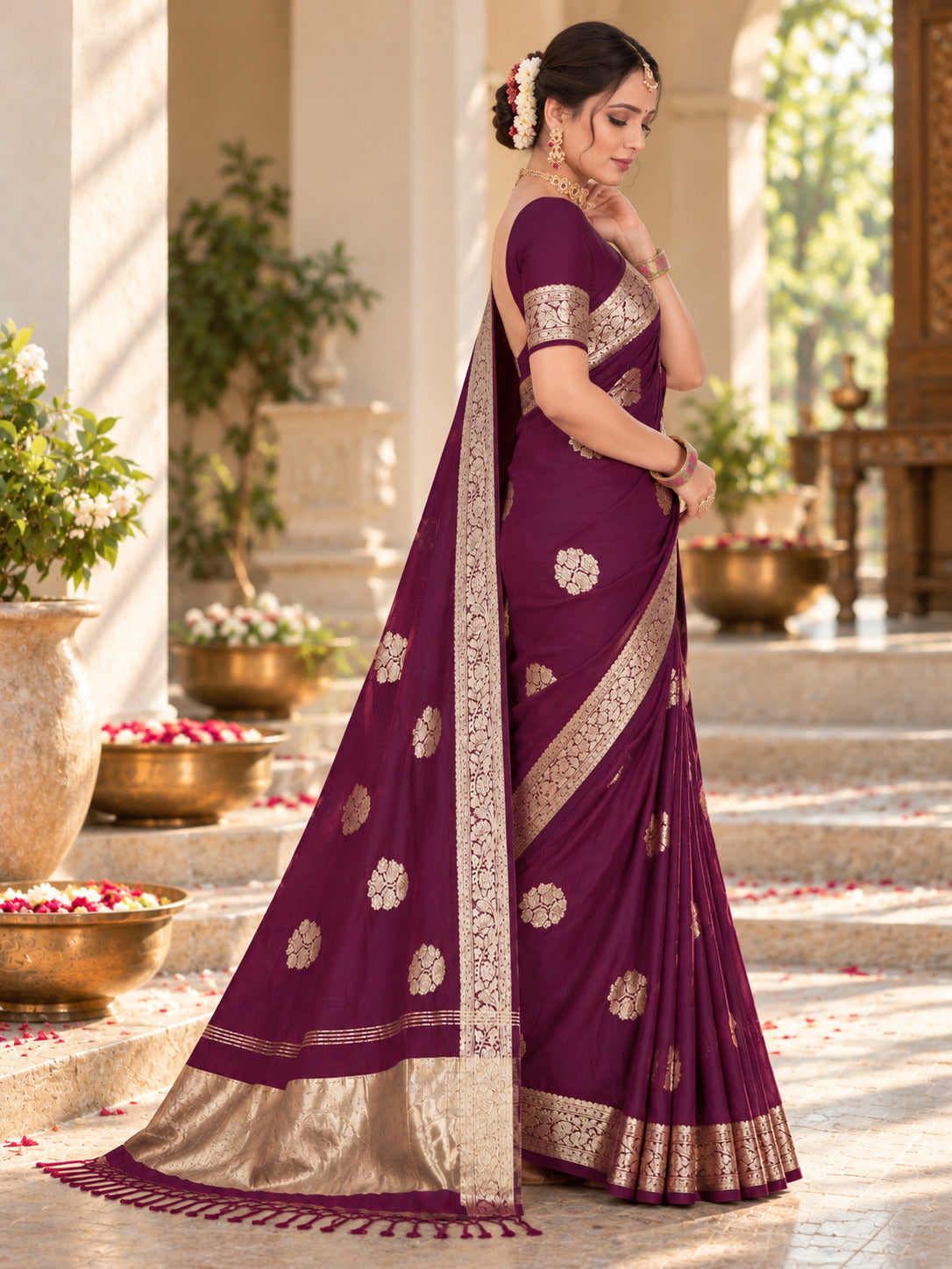 Catalogue Designer Cotton Silk Saree