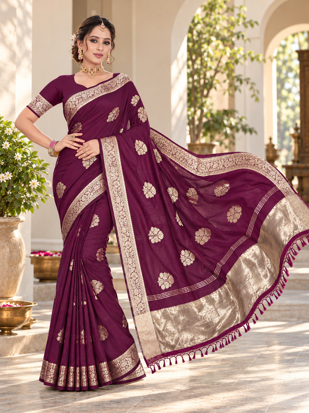 Catalogue Designer Cotton Silk Saree