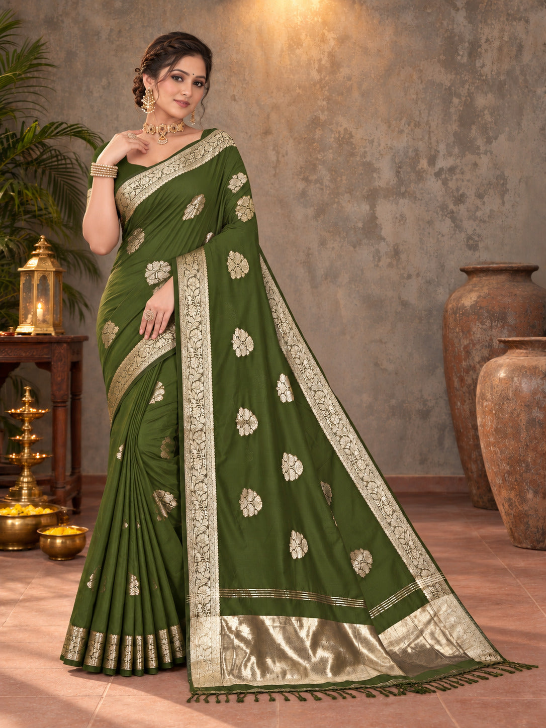 Catalogue Designer Cotton Silk Saree