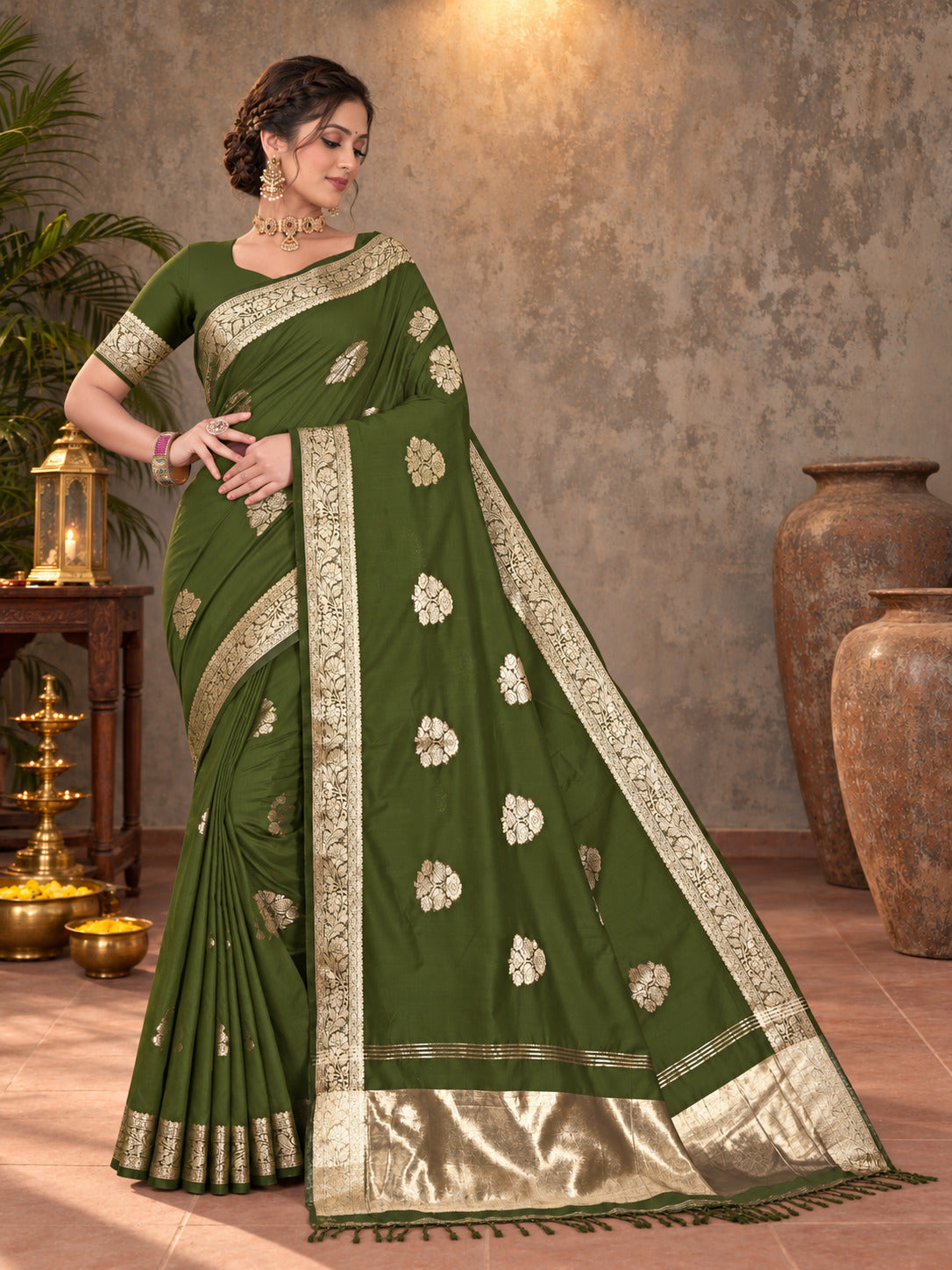Catalogue Designer Cotton Silk Saree