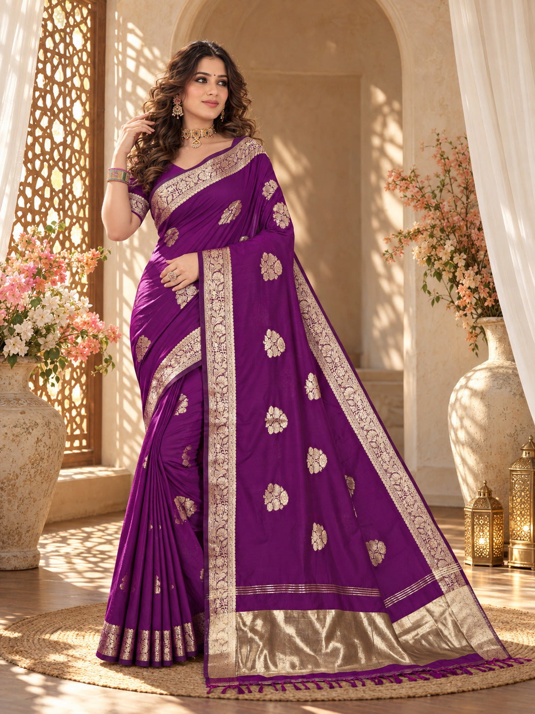 Catalogue Designer Cotton Silk Saree