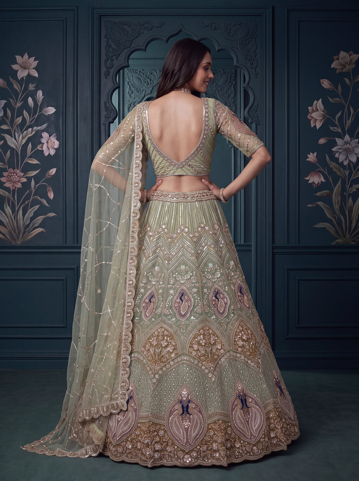 Latest Semi Stitched Wedding Lehenga Choli With Duppatta