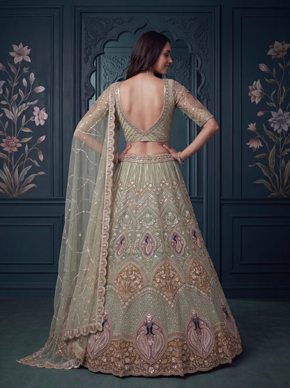 Latest Semi Stitched Wedding Lehenga Choli With Duppatta