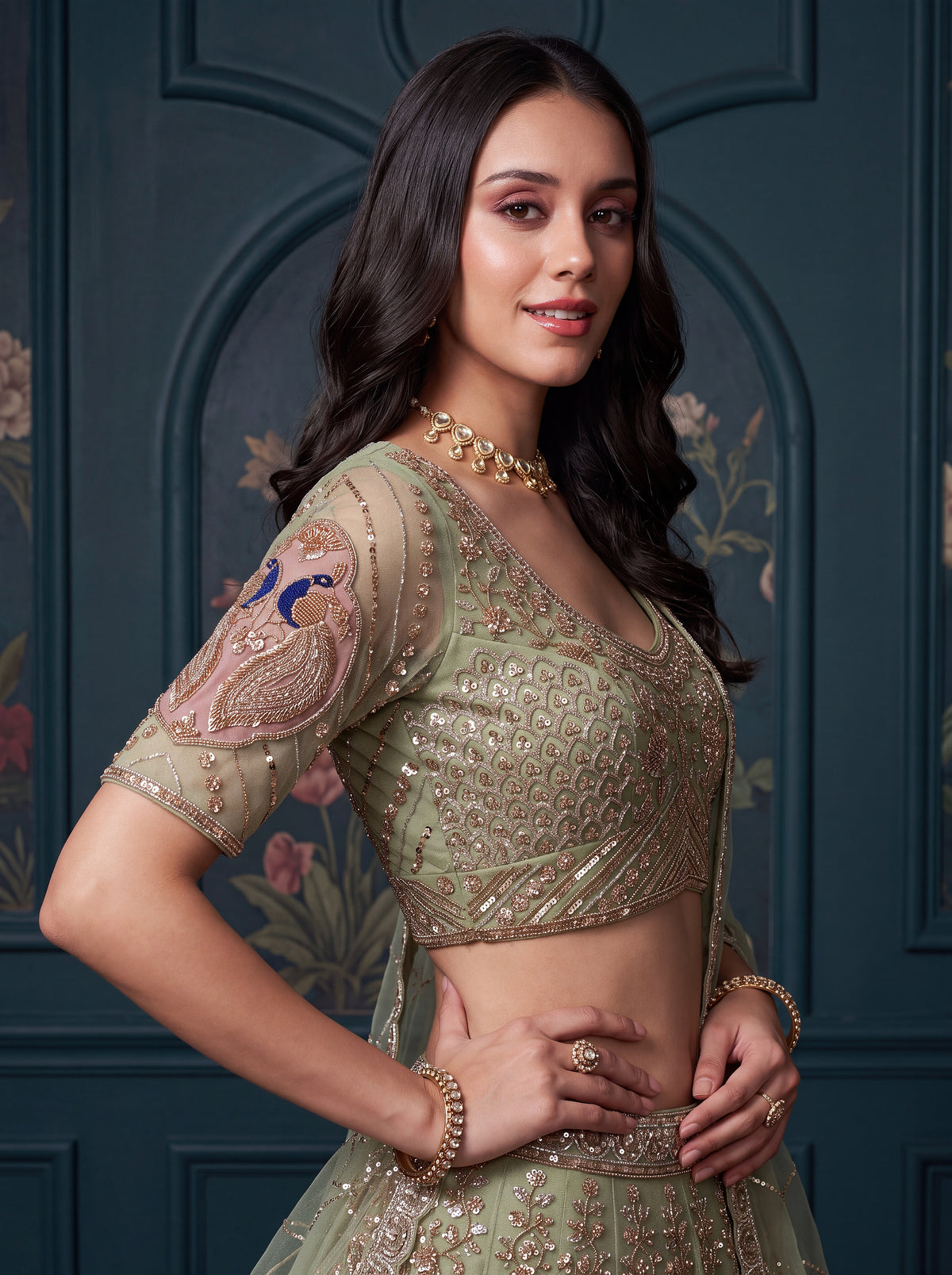 Latest Semi Stitched Wedding Lehenga Choli With Duppatta