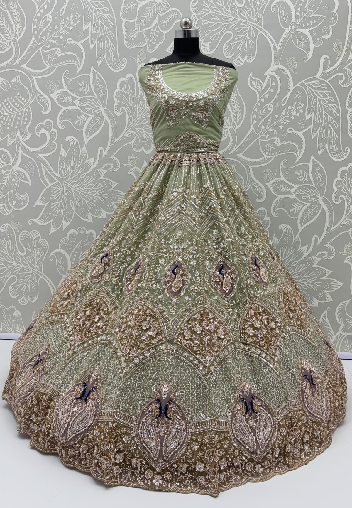 Latest Semi Stitched Wedding Lehenga Choli With Duppatta