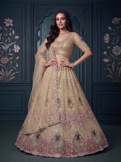 Latest Semi Stitched Wedding Lehenga Choli With Duppatta