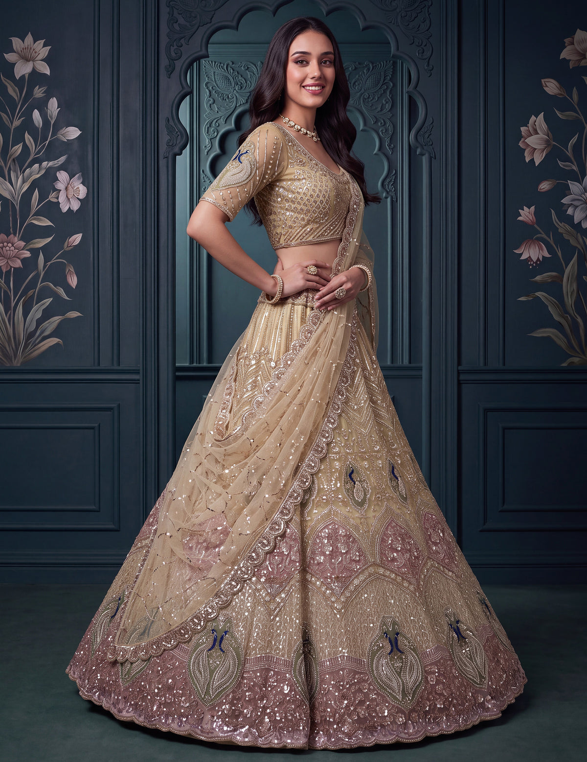 Latest Semi Stitched Wedding Lehenga Choli With Duppatta
