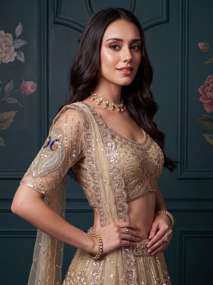 Latest Semi Stitched Wedding Lehenga Choli With Duppatta