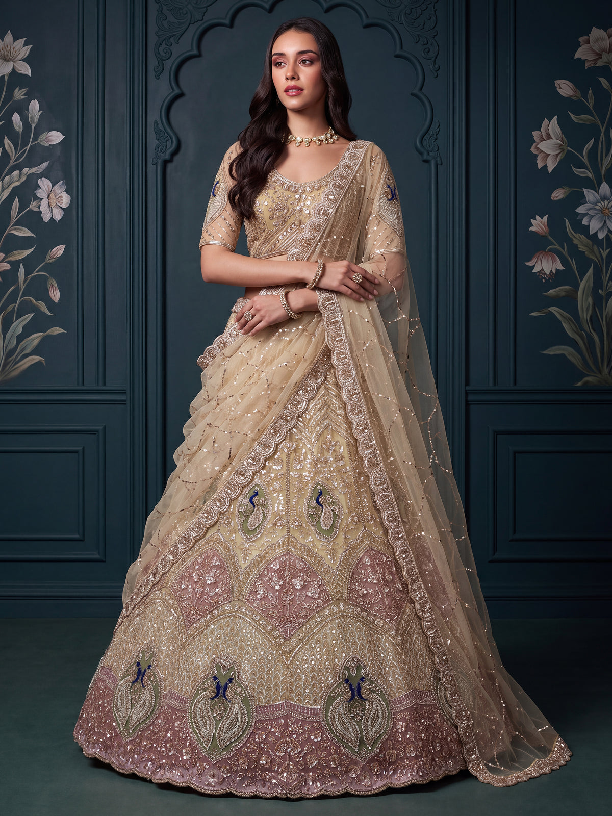 Latest Semi Stitched Wedding Lehenga Choli With Duppatta