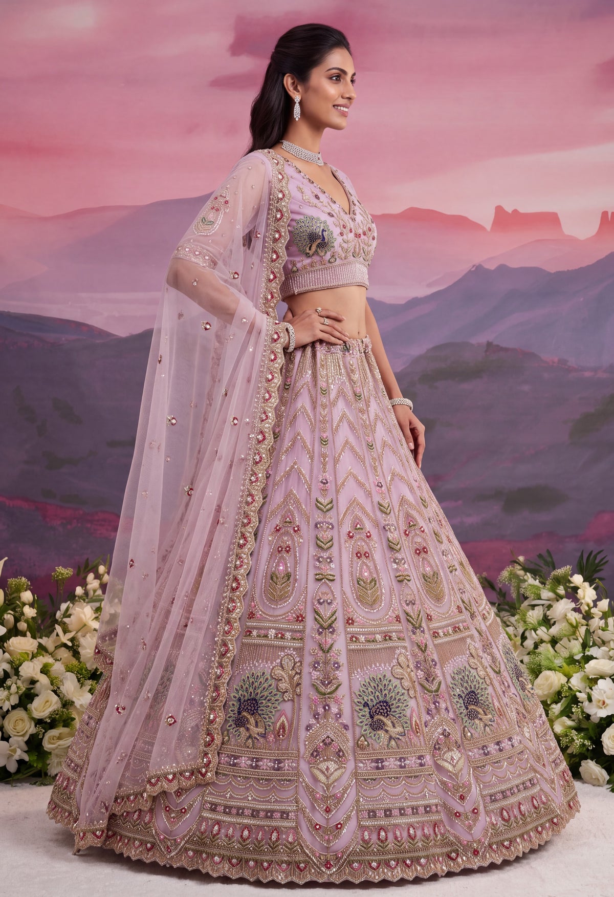 Latest Semi Stitched Wedding Lehenga Choli With Duppatta