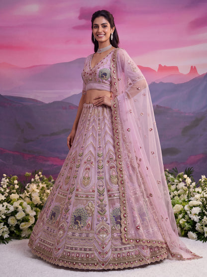 Latest Semi Stitched Wedding Lehenga Choli With Duppatta