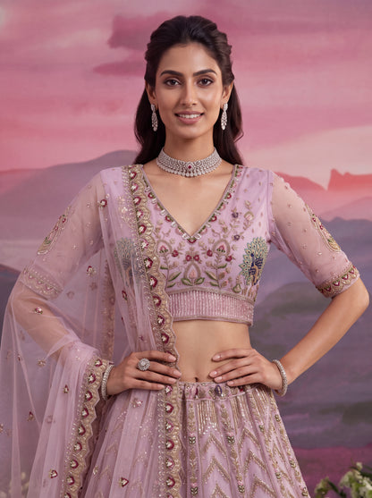 Latest Semi Stitched Wedding Lehenga Choli With Duppatta