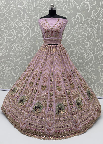 Latest Semi Stitched Wedding Lehenga Choli With Duppatta