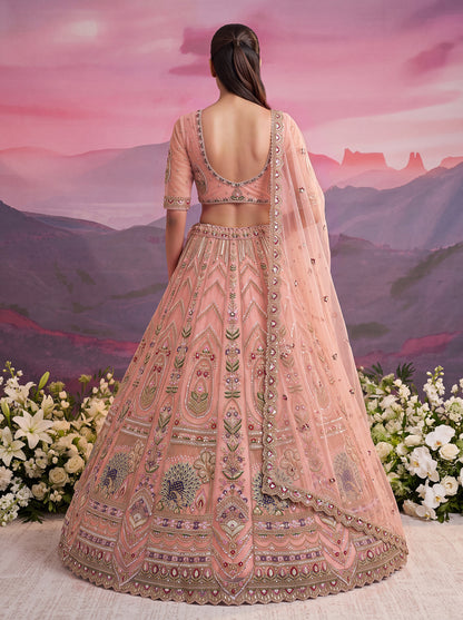 Latest Semi Stitched Wedding Lehenga Choli With Duppatta