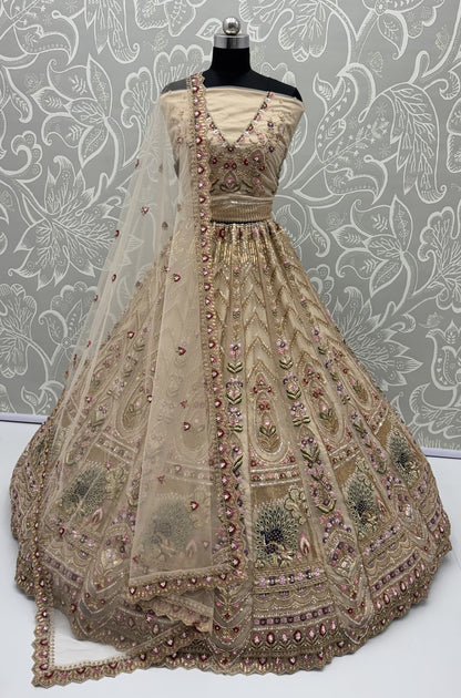 Latest Semi Stitched Wedding Lehenga Choli With Duppatta