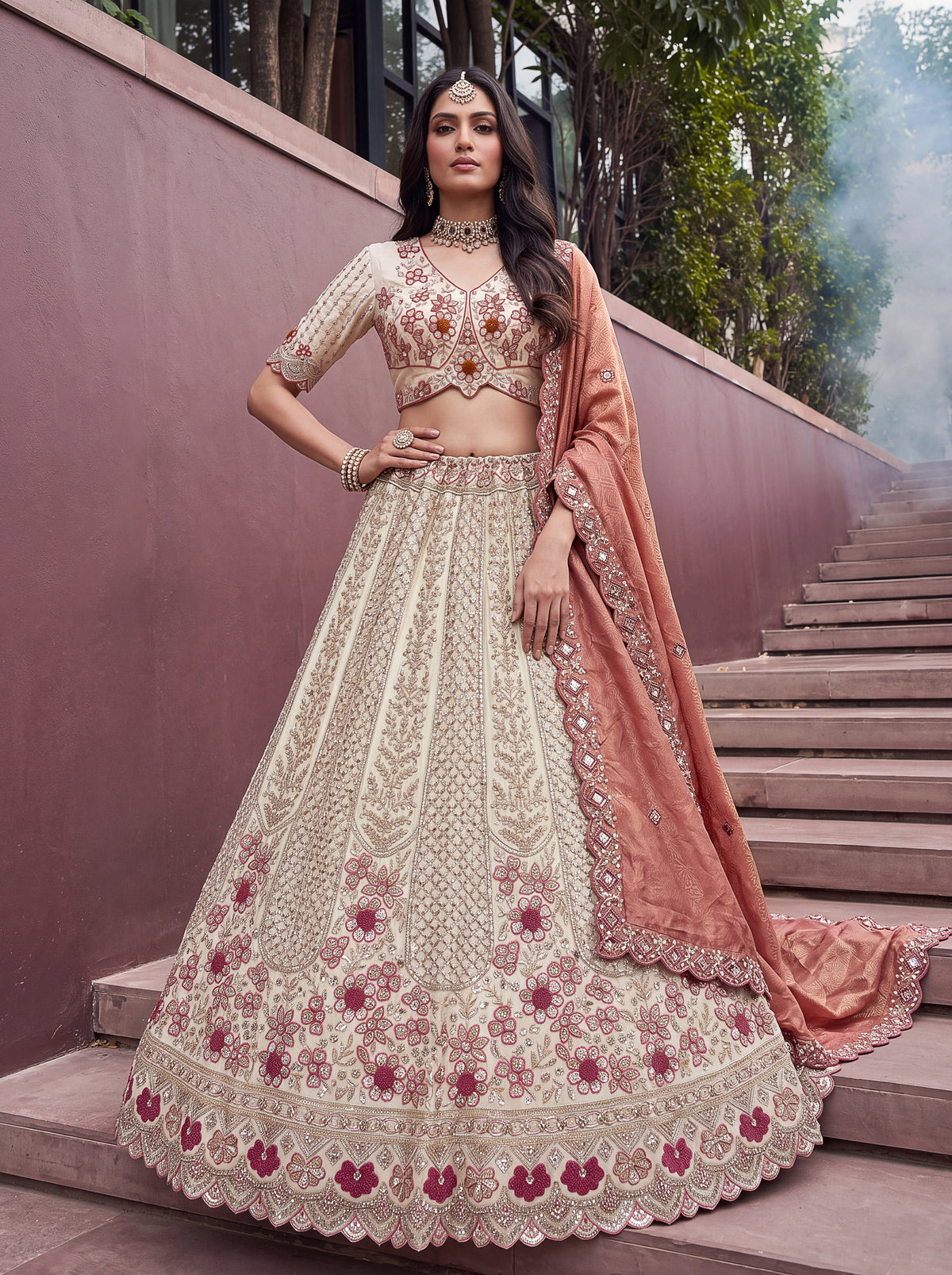 Latest Semi Stitched Lehenga Choli With Dupatta.