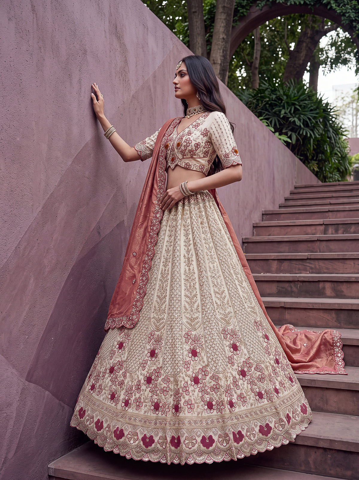 Latest Semi Stitched Lehenga Choli With Dupatta.