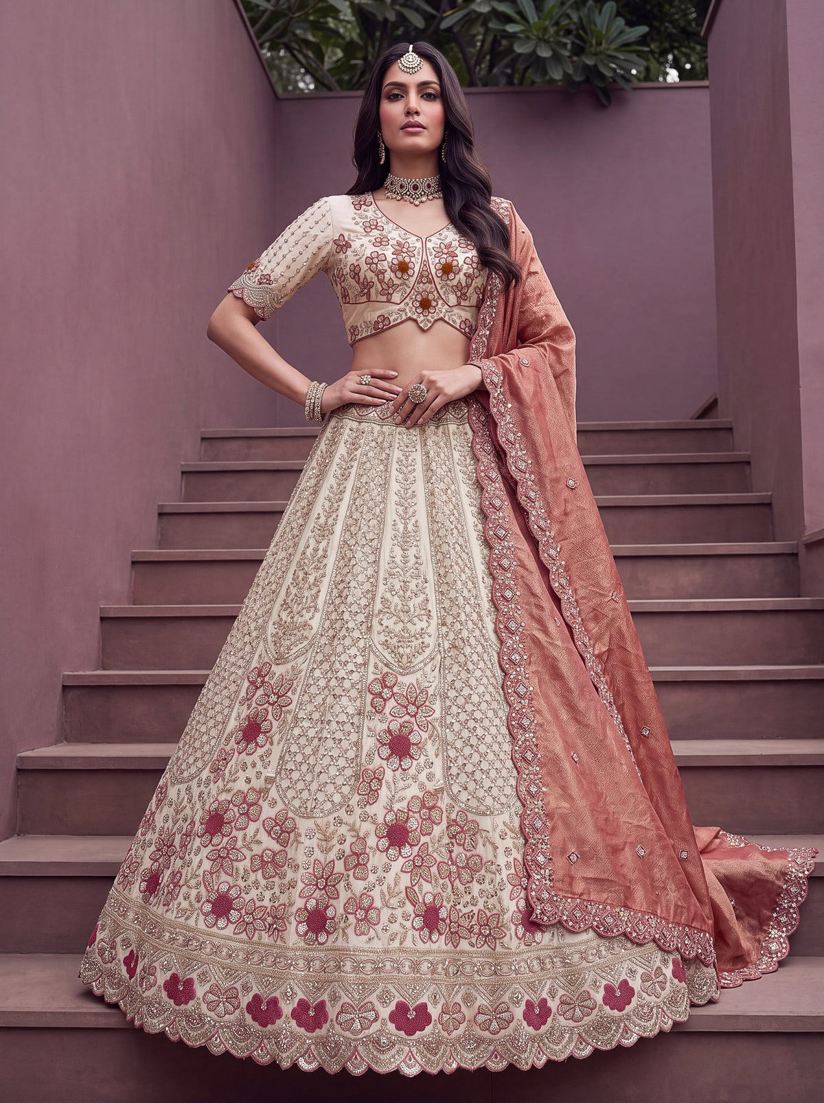Latest Semi Stitched Lehenga Choli With Dupatta.
