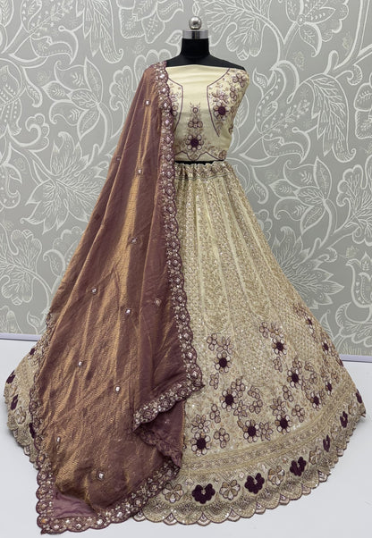 Latest Semi Stitched Lehenga Choli With Dupatta.