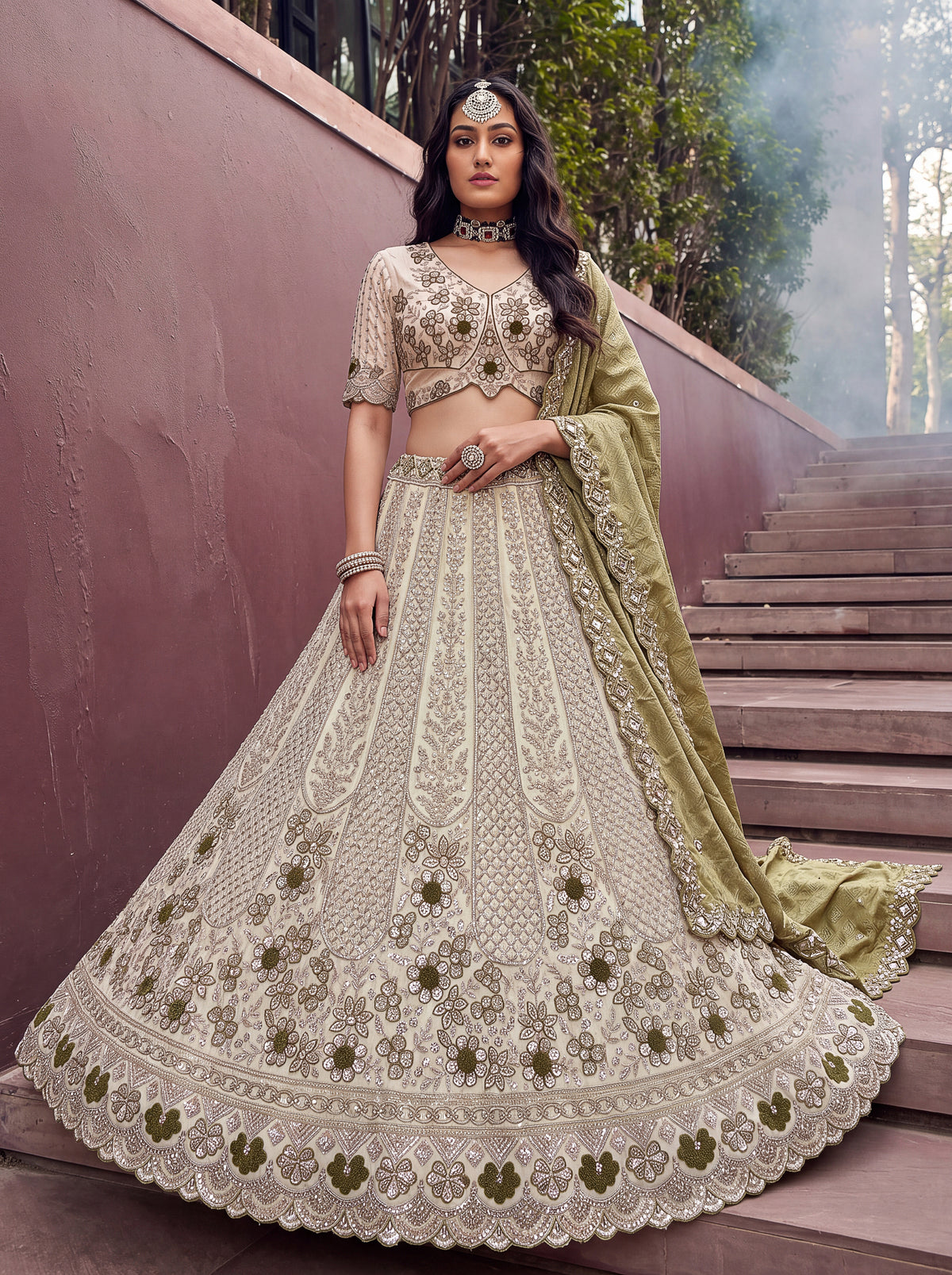 Latest Semi Stitched Lehenga Choli With Dupatta.