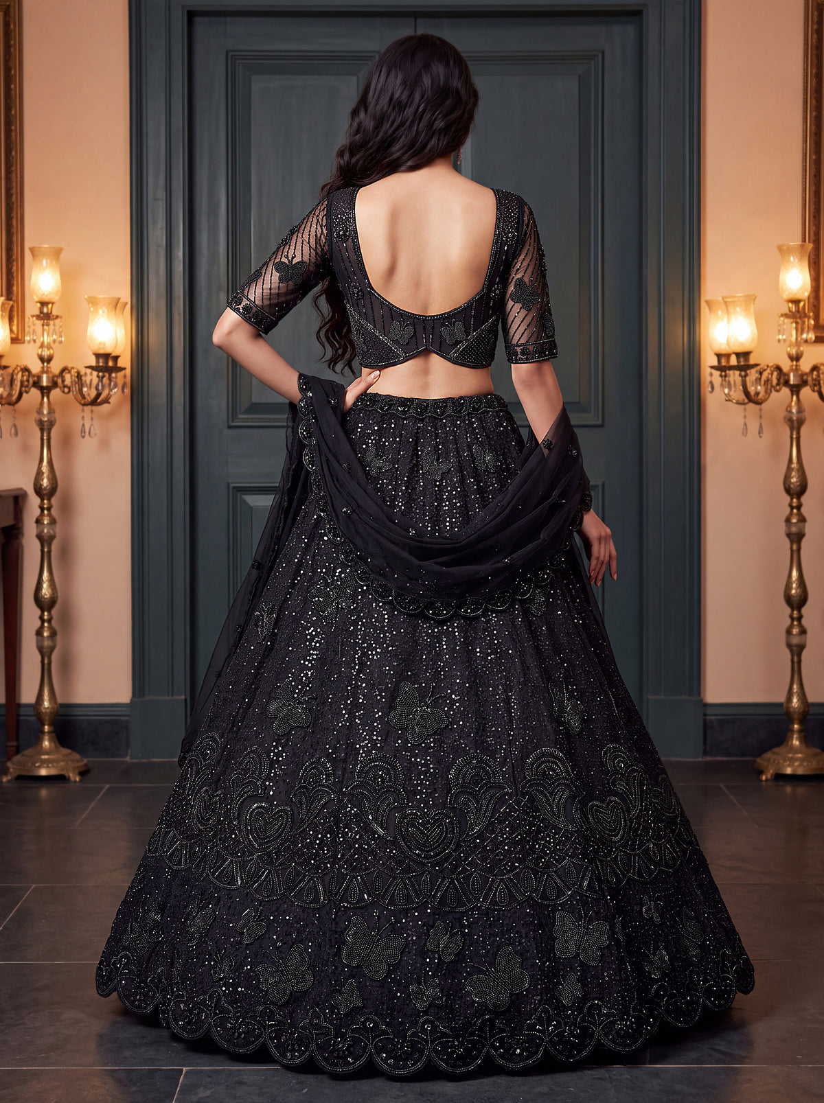 Latest Semi Stitched Lehenga Choli With Dupatta.
