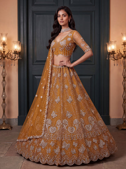 Latest Semi Stitched Lehenga Choli With Dupatta.