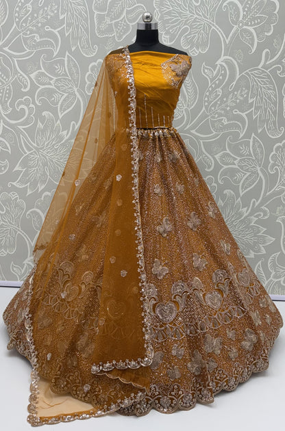 Latest Semi Stitched Lehenga Choli With Dupatta.