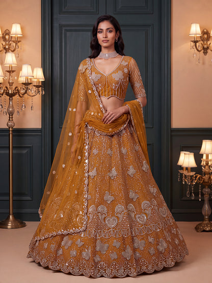 Latest Semi Stitched Lehenga Choli With Dupatta.
