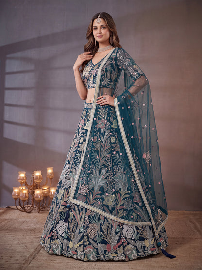Latest Semi Stitched Lehenga Choli With Dupatta.