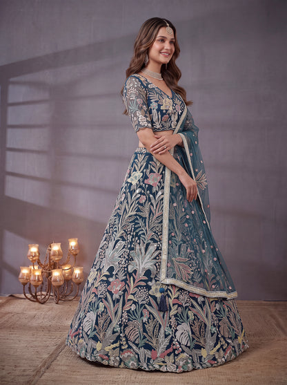 Latest Semi Stitched Lehenga Choli With Dupatta.